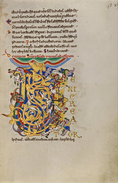 Initial V: The Descent of the Holy Spirit by Unbekannt Unbekannt